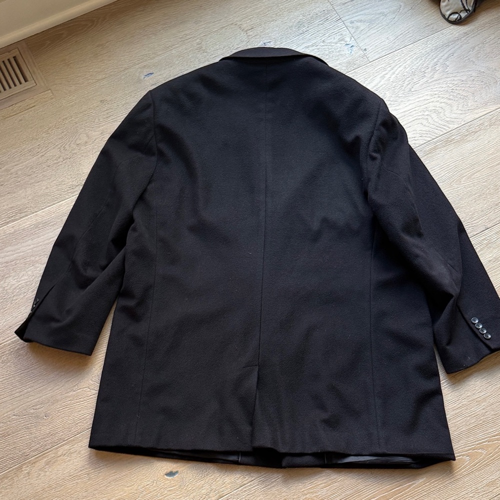 Daniel Cremieux Black 100% Cashmere Men's Coat - Picture 6 of 11